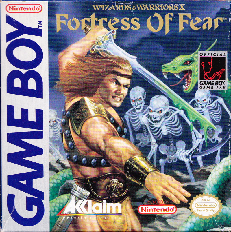Fortress of Fear box art for GameBoy